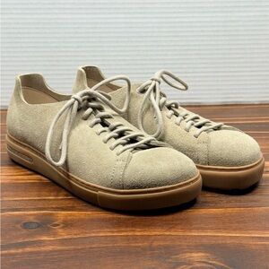 Birkenstock Bend Low Sandcastle Suede Leather Sneakers Size 37 - Narrow